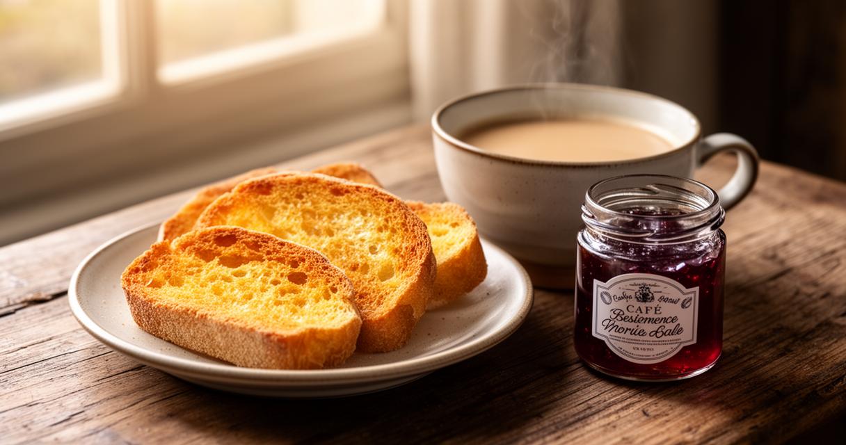 Le petit-déjeuner des Français : la biscotte, une histoire qui croustille